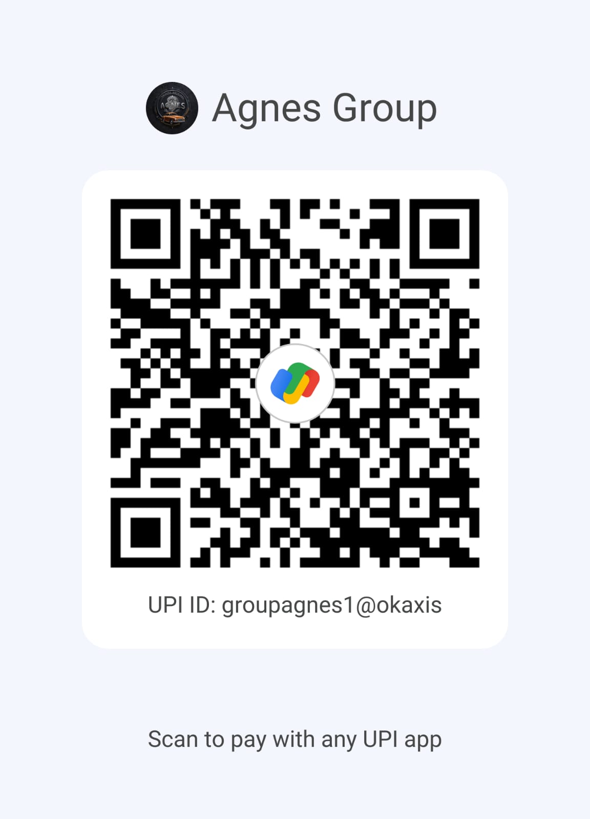 Agnes Group UPI QR Code